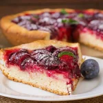 пиріг зі сливами