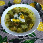 Рецепт зеленого борщу