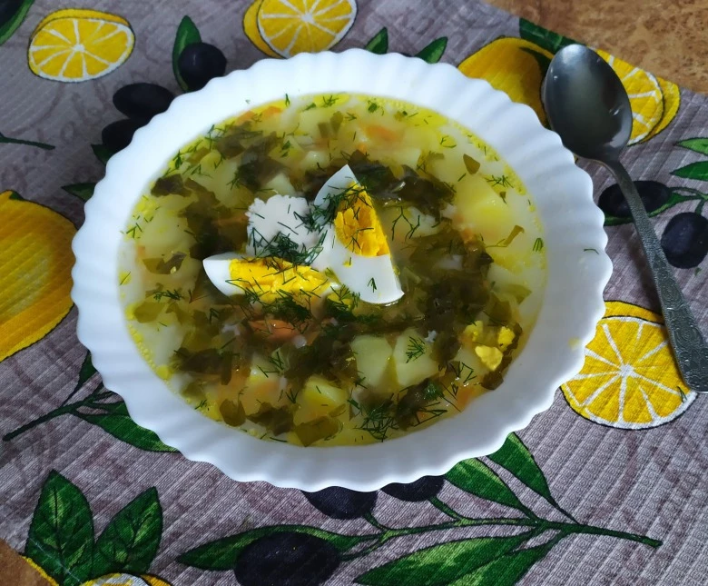 Рецепт зеленого борщу