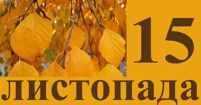 яке свято 15 листопада