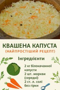 квашена капуста рецепт
