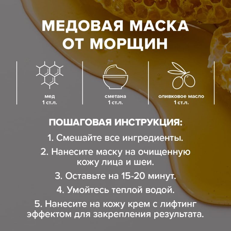 маска з медом
