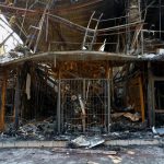 Ця кав'ярня була як символ стійкості Херсона власник закладу, який згорів під час атаки російського FPV-дрона