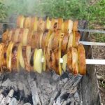картопля на мангалі